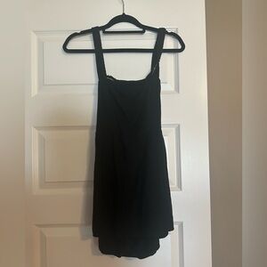 Abercrombie & Fitch Black Mini Skort Open Back  Dress